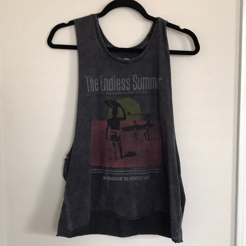 Urban Outfitters charcoal grey muscle tee